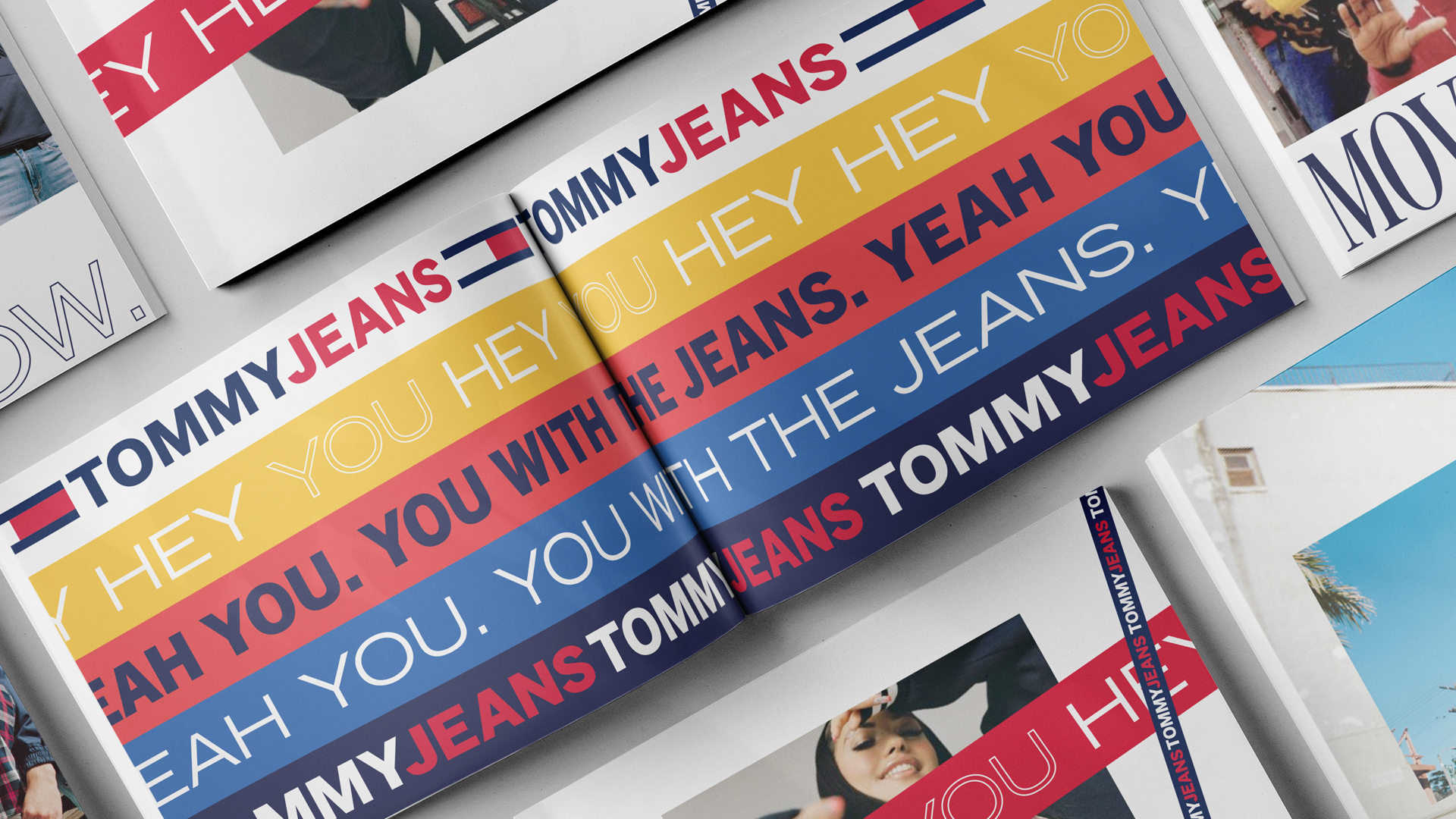 Tommy best sale jeans vector